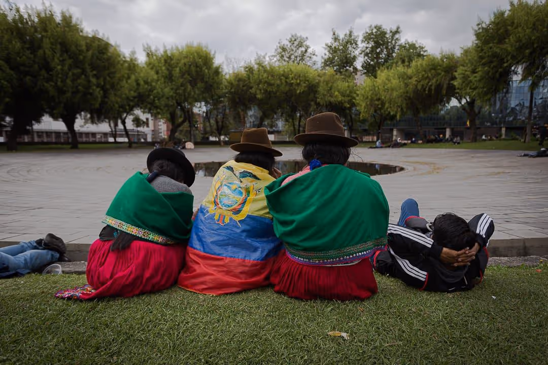 Movilización social en Ecuador, fotografía de Andrés León León (16/22)