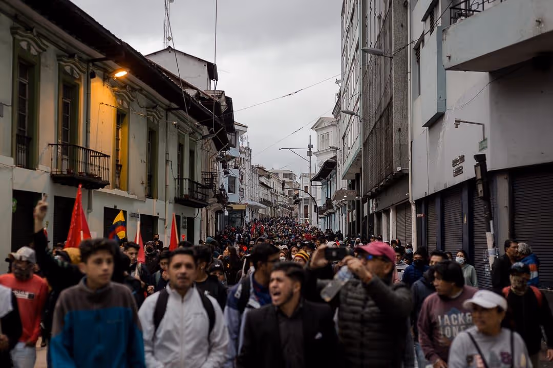 Movilización social en Ecuador, fotografía de Andrés León León (18/22)