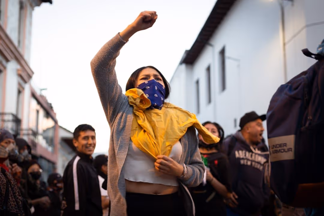 Movilización social en Ecuador, fotografía de Andrés León León (20/22)